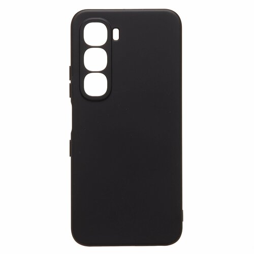 Накладка Infinix Hot 60 5G/60i черный Silicone Case Full без лого