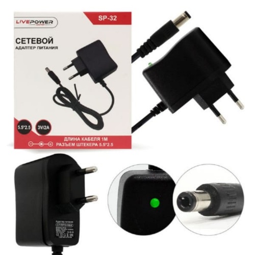 Блок питания Live-Power SP32/OG-42 3V 2A 5,5*2,5 мм