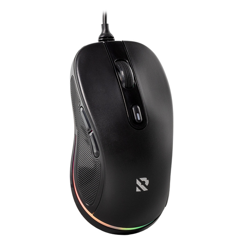 Мышь Smartbuy RUSH X16 проводная оптическая игровая с подсветкой 8000 dpi черный 6 кнопок, бесшумные кнопки - 2