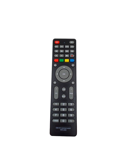 Пульт дистанционного управления для ТВ-приставки HUAYU DVB-T2+3 ver.2026 универсальный