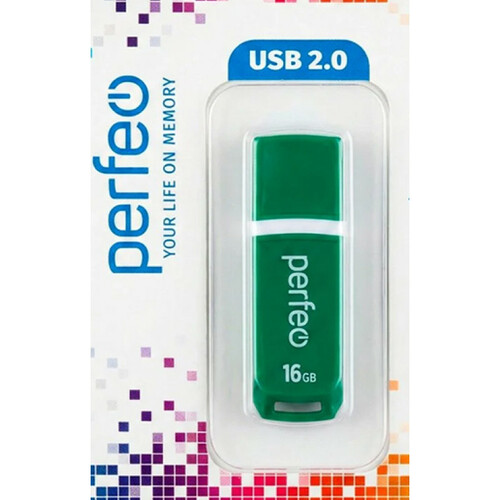 Флешка USB Perfeo 64GB C11 зеленый