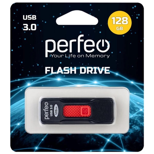 Флешка USB Perfeo 128GB S05 USB 3.0 черный