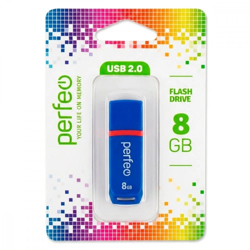 Флешка USB Perfeo 4GB C11 синий