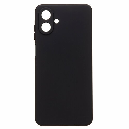 Накладка Samsung A07 черный Silicone Case Full без лого