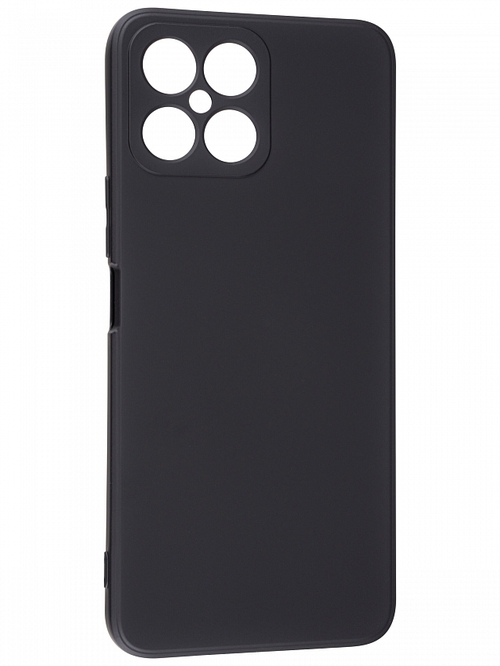 Накладка Huawei Honor X30i/X8 черный Silicone Case без лого