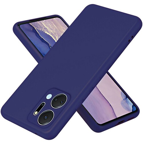 Накладка Huawei Honor X7a синий Silicone Case Full без лого