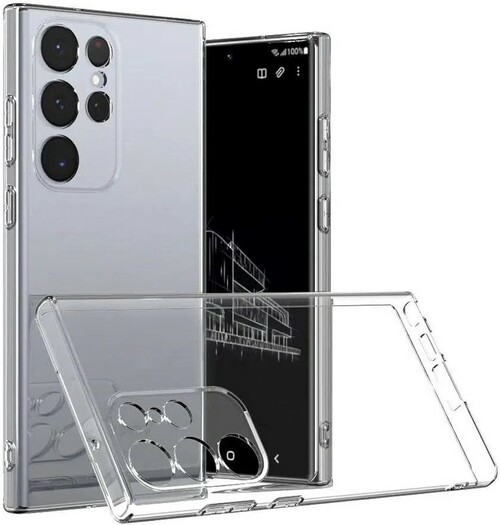Накладка Samsung S24 Ultra прозрачный 1мм силикон