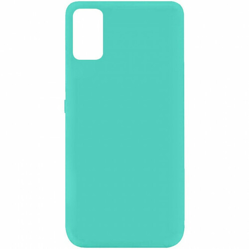 Накладка Samsung A31 бирюзовый Silicone Case без лого