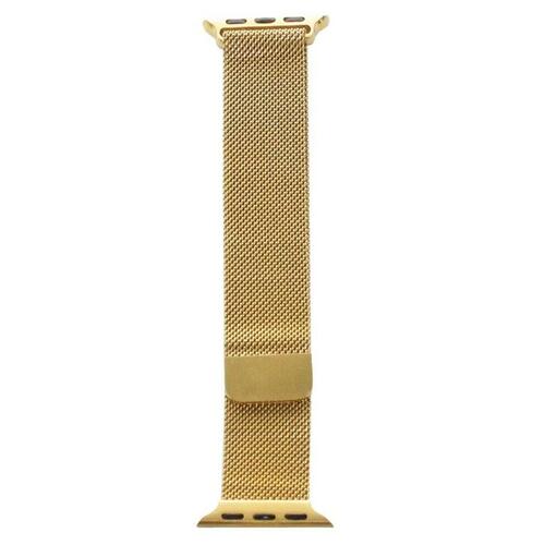 Watch 42/44 мм плетение милан металл золотой