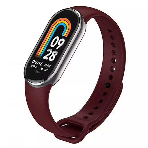Xiaomi Mi Band 8 силикон бордовый