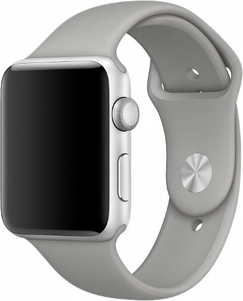 Watch 42/44 мм силикон серый