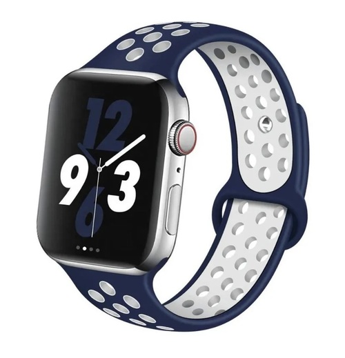 Watch 42/44 мм Sport Band силикон сине-белый