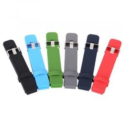 22 мм силикон темно-синий пряжка (подходит на Samsung)