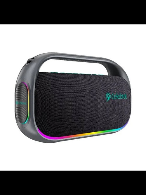 Колонка Бумбокс Celebrat SP32 TF/AUX/USB/bluetooth черный 100Вт