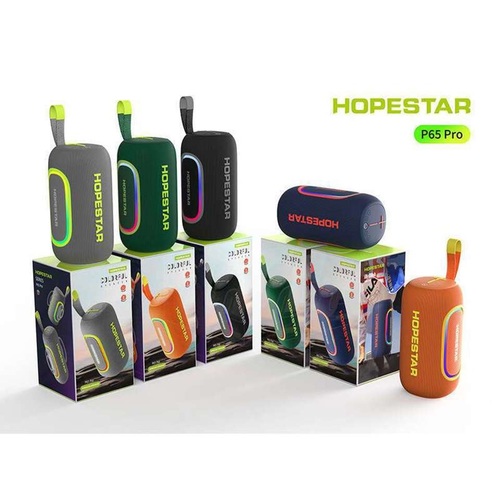 Колонка Бумбокс Hopestar P65 Pro TF/AUX/USB/bluetooth LED подсветка серый - 2