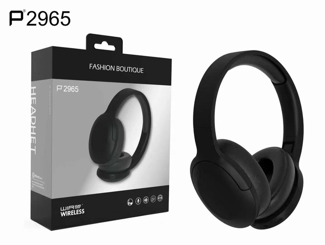 Наушники Union P2965 накладные, Bluetooth, черный - 3