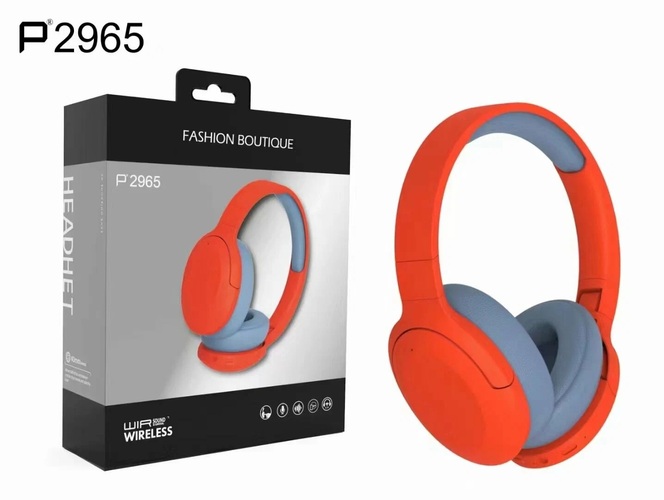 Наушники Union P2965 накладные, Bluetooth, черный - 4