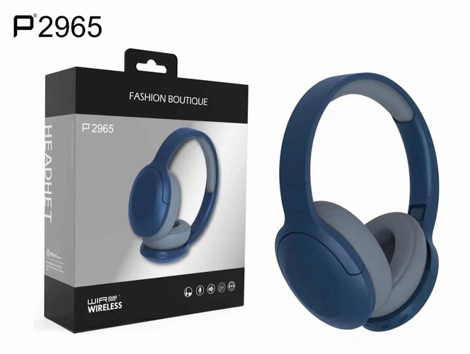 Наушники Union P2965 накладные, Bluetooth, черный