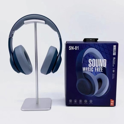 Наушники Union SN-81 накладные, Bluetooth, черный