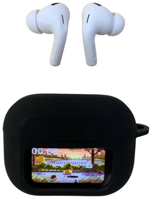Наушники Union UT-17 вакуумные, Bluetooth, TWS, черный LED дисплей - 2
