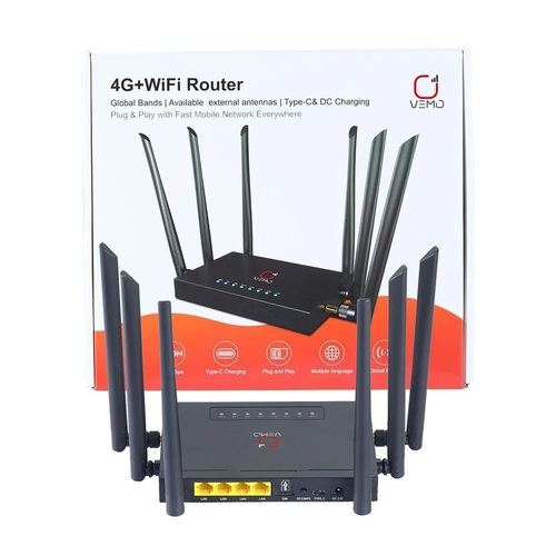 Wi-Fi роутер Vemo B628 4G LTE 6 внешнийх антенн