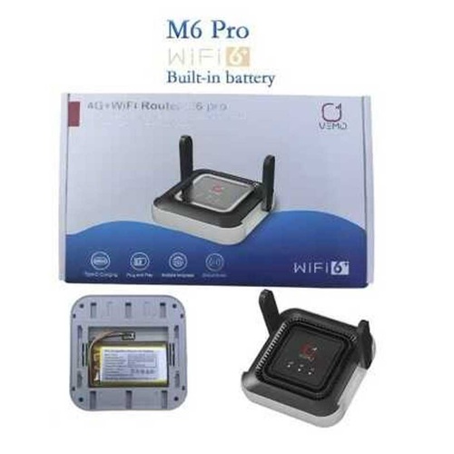 Wi-Fi роутер Vemo M6 4G LTE портативный