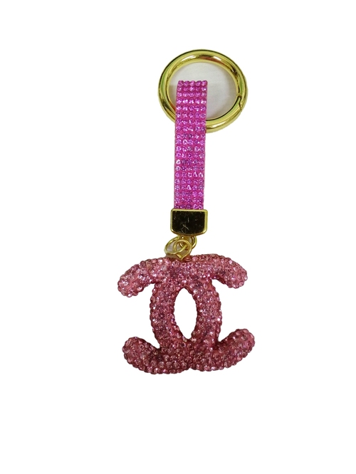 Брелок Chanel объемный стразы