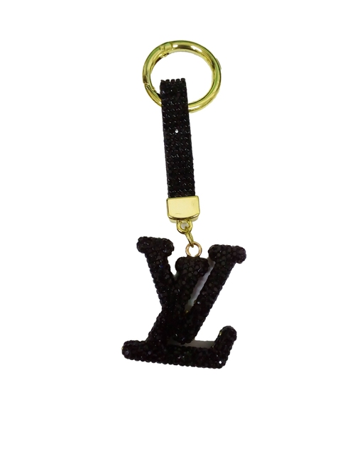 Брелок LOUIS VUITTON объемный стразы