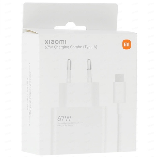 Сетевое зарядное устройство Xiaomi 1USB белый Type-C 67W