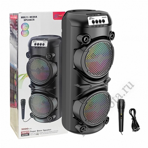 Колонка Напольная ZQS-6223 TF/AUX/Radio/USB/bluetooth