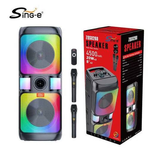 Колонка Напольная ZQS-8268 TF/AUX/Radio/USB/bluetooth