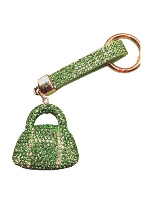 Брелок Сумочка объемная стразы - 4