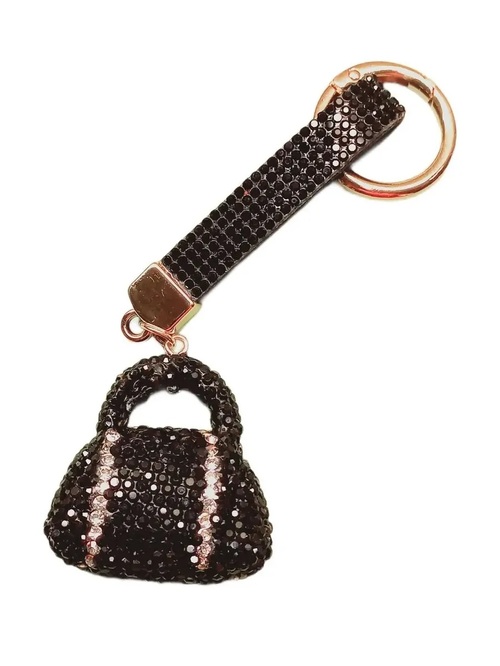Брелок Сумочка объемная стразы