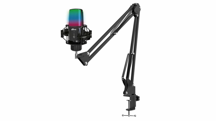 Микрофон Ritmix RDM-270 компьютерный, для стрима USB, - 2