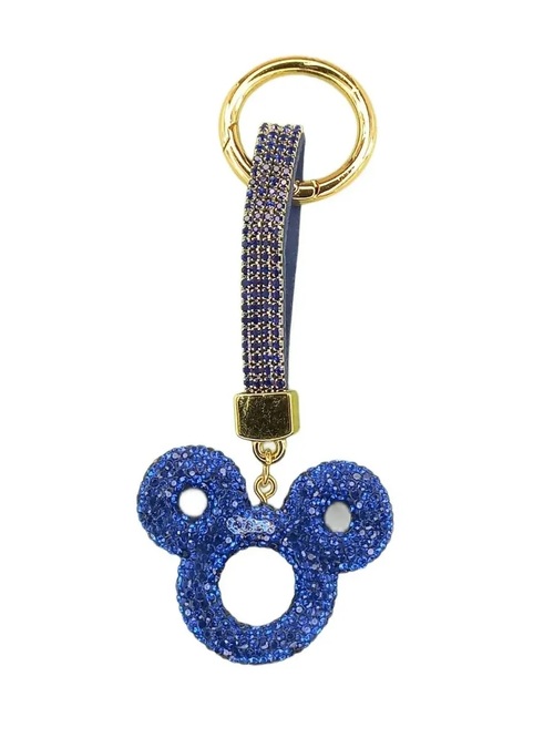 Брелок Мышка объемная стразы - 3