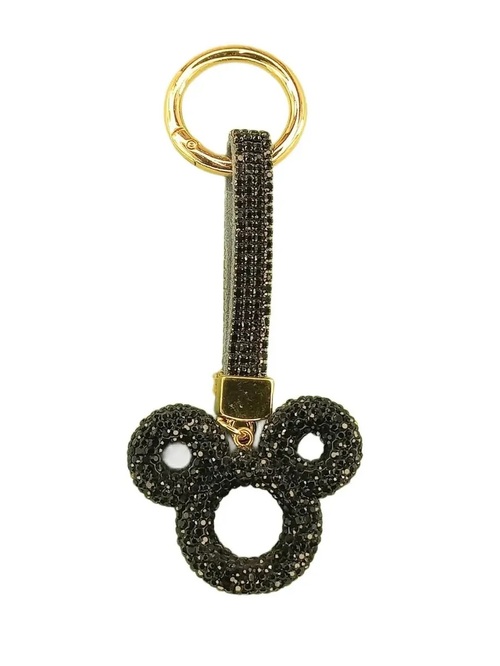 Брелок Мышка объемная стразы