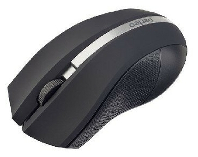 Мышь Perfeo VERTEX PF_A4497 беспроводная оптическая 1000 dpi черно-серебристый