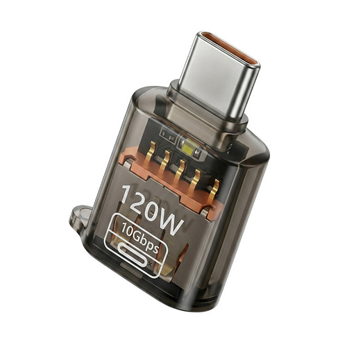 Переходник OTG Type-C - USB 3.1 Walker WA-042 черный