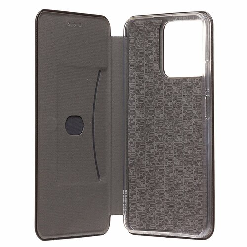 Чехол-книжка Realme C51/C53/Narzo N53/Note 50 черный горизонтальный Nice Case - 4