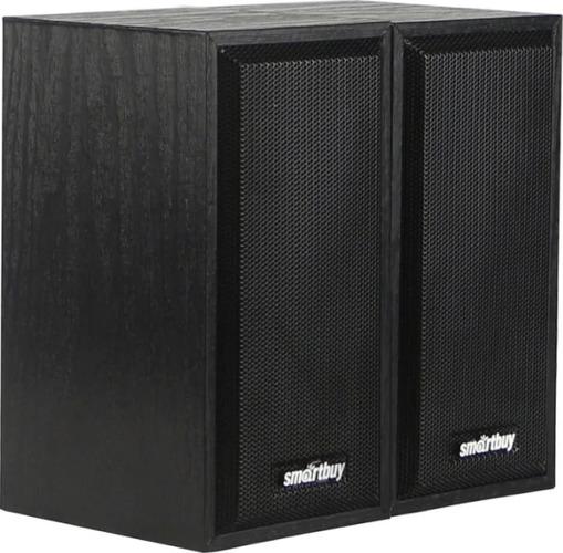 Акустическая система Smartbuy ONE SBA-101 2.0, 6Вт, питание от USB, дерево, черный