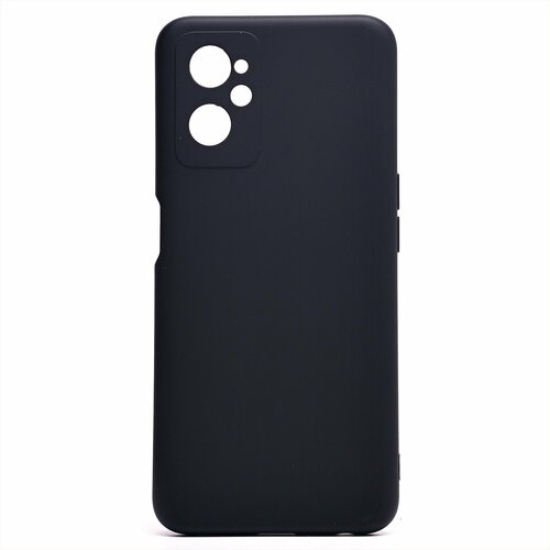 Накладка Oppo A96 черный Silicone Case Full без лого
