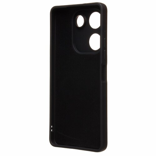 Накладка Tecno Camon 20/20 Pro черный Silicone Case Full без лого - 3