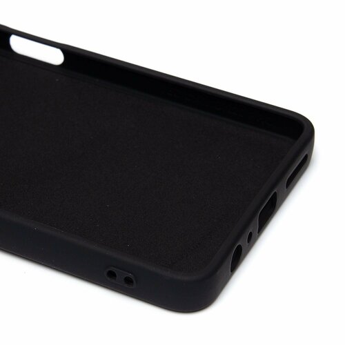 Накладка Tecno Camon 20/20 Pro черный Silicone Case Full без лого - 6