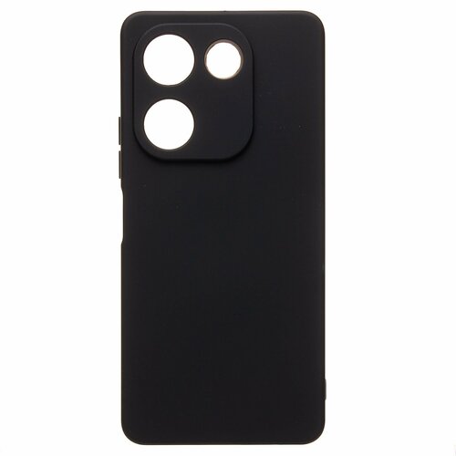 Накладка Tecno Camon 20/20 Pro черный Silicone Case Full без лого