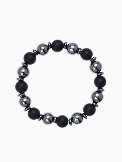 Браслет бусины «Шунгит и Гематит»