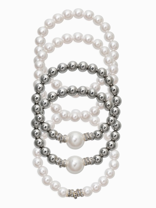 Браслет бусины «Стильный жемчуг» набор