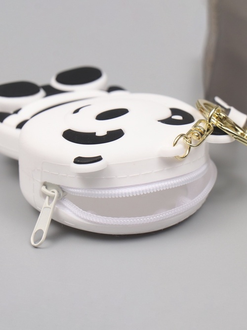 Брелок «Панда» с кошельком на карабине - 2