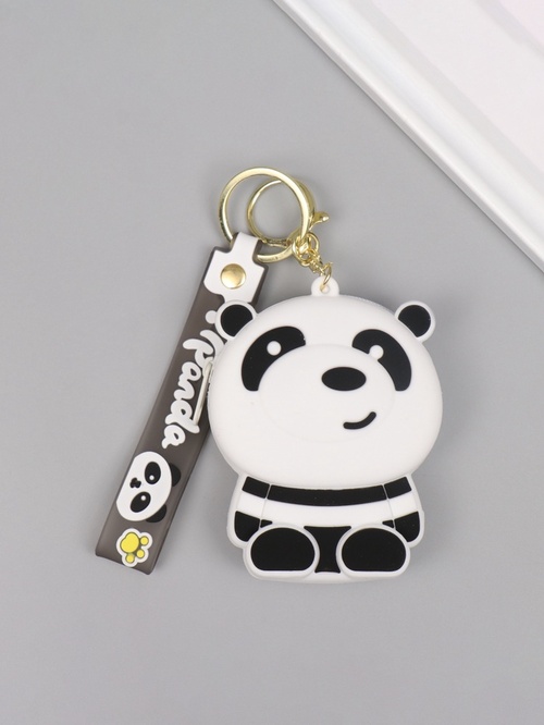 Брелок «Панда» с кошельком на карабине