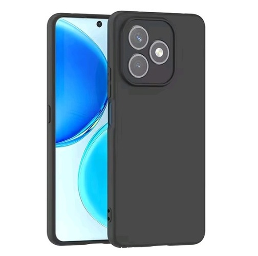 Накладка Huawei Honor 600 Lite черный матовый силикон Однотонный