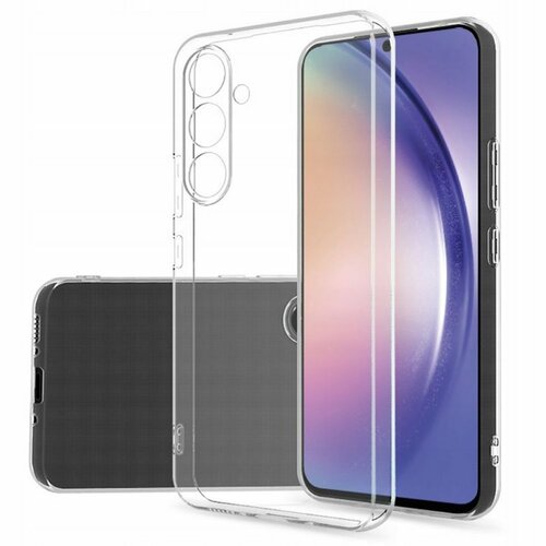 Накладка Samsung A14 прозрачный с защитой камеры силикон